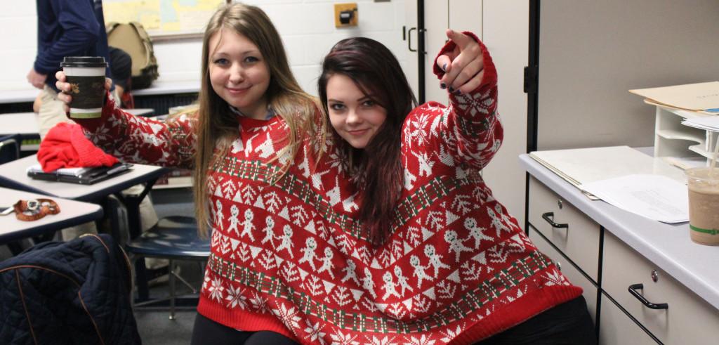 Ugly sweaters bring holiday spirit