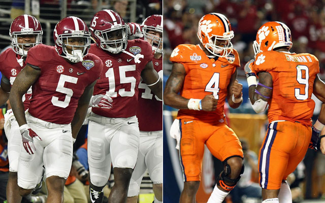 Alabama faces Clemson for the title