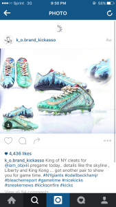 Custom cleats take over the NFL