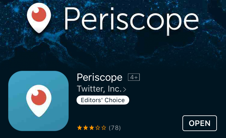 Scope out the latest live events with Periscope