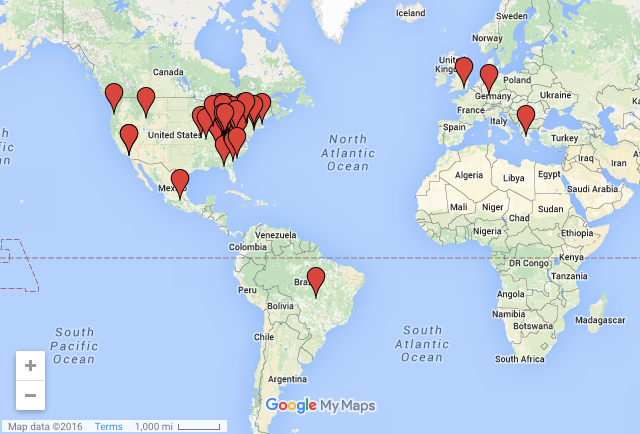 College destinations of the class of 2016