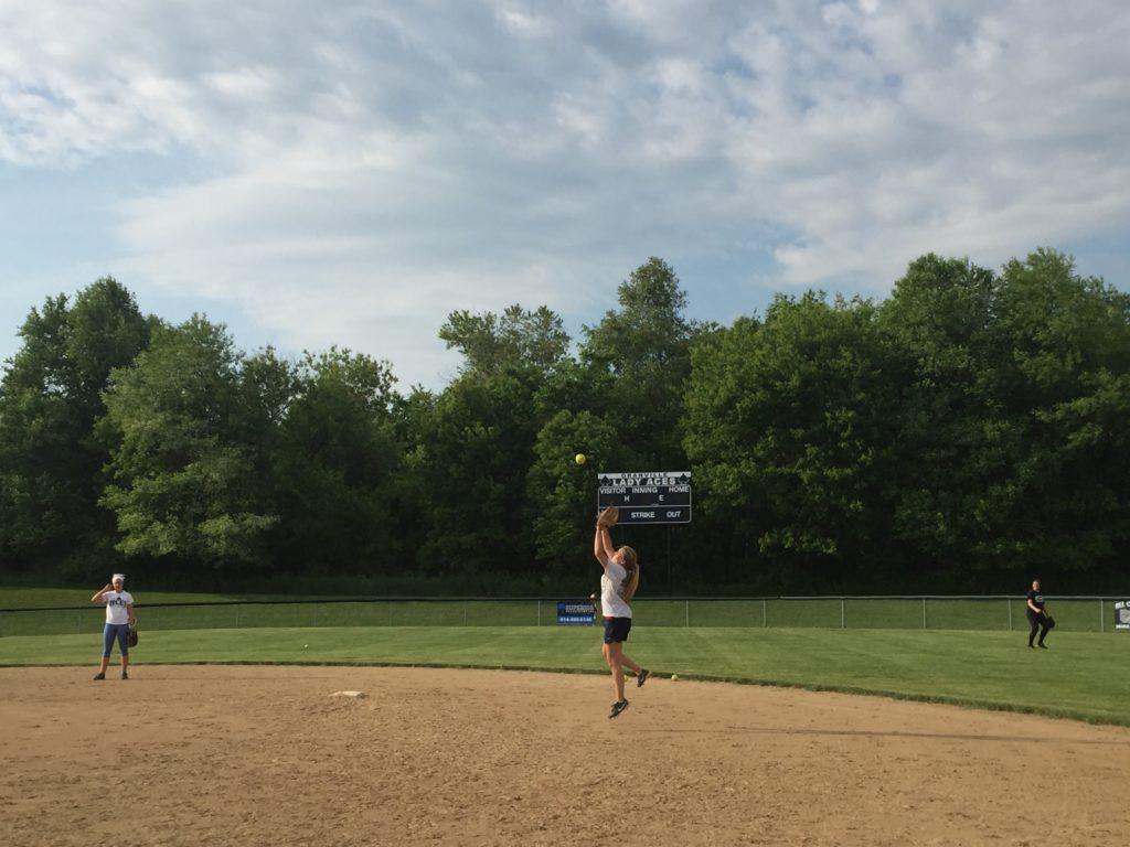 First year player Nikki Cox breaks records on the softball field