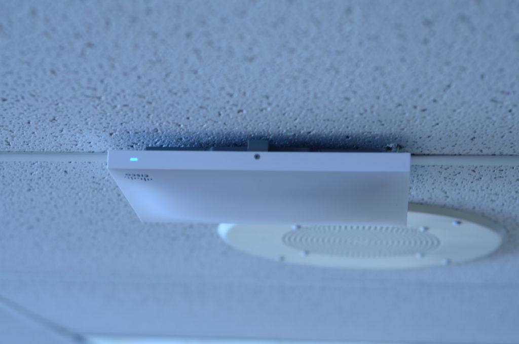 New WiFi access points are installed in classrooms