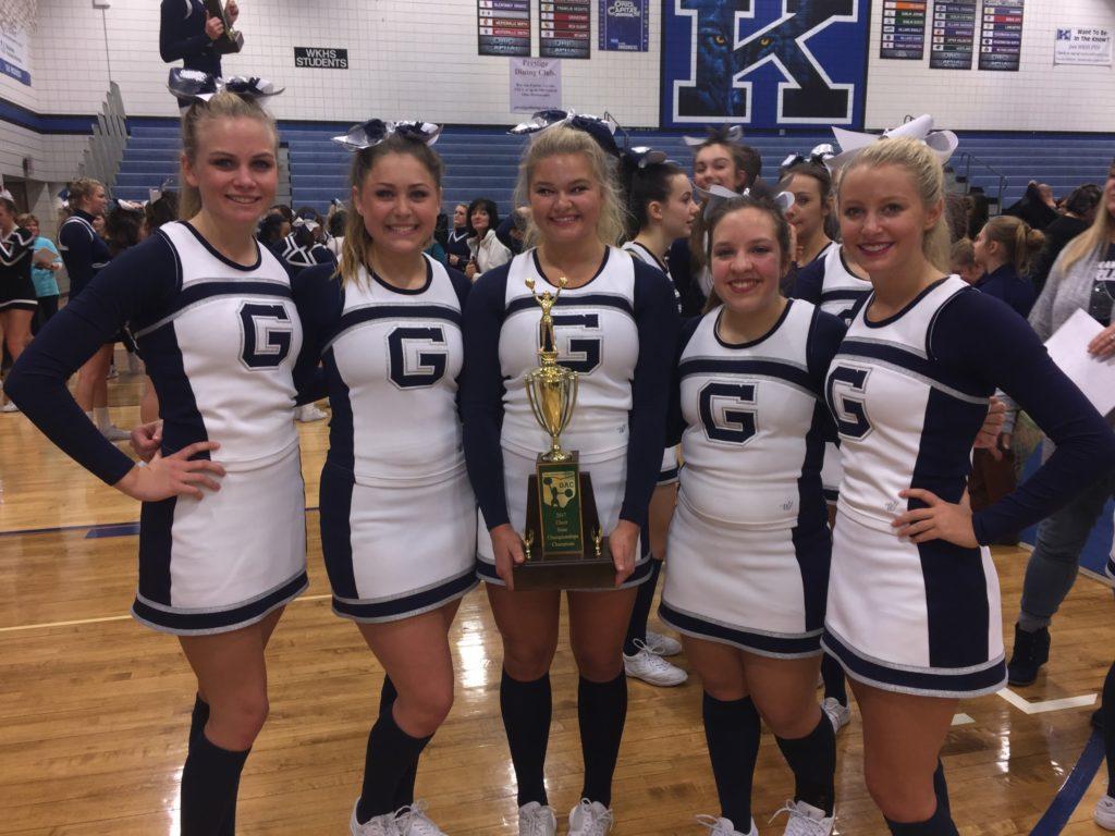 Competition Cheer team places first at OAC States