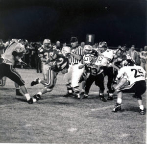 Photo taken from Mr.Wennings high school football game (number 24).