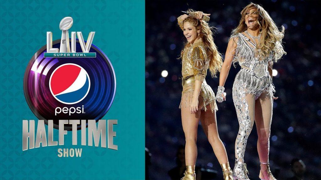 J. Lo and Shakira perform at the 54th Super Bowl. (Photo courtesy of  YouTube) 