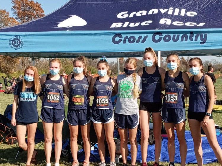 Girls cross country team places in states