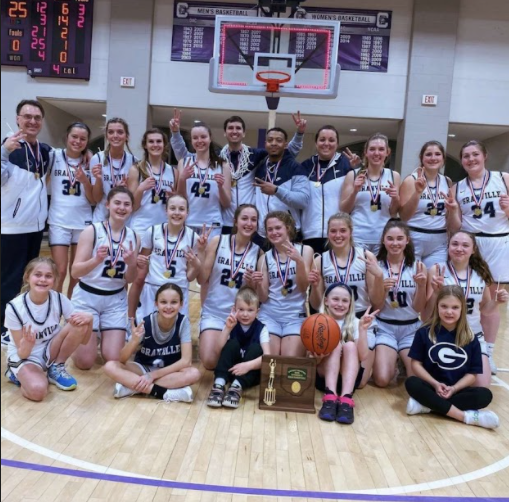 The girls basketball team win the district final against Bloom Caroll at Capital University