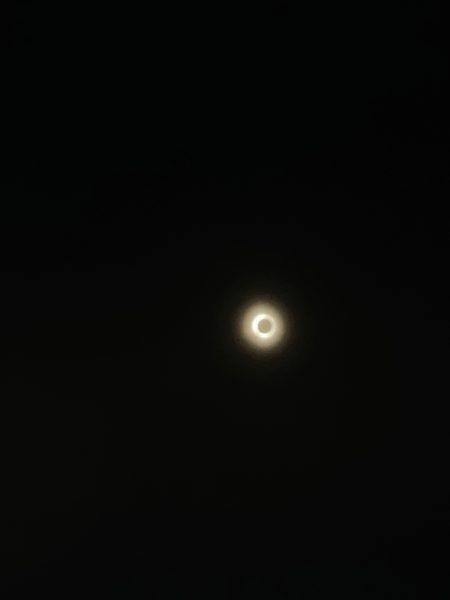 Photo taken of the 2024 eclipse from Liberty park. 