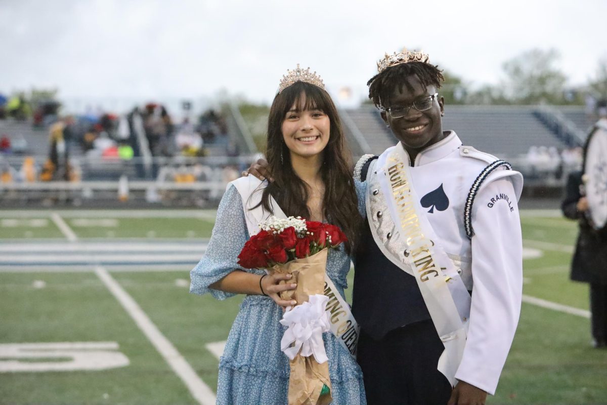 Seniors Miho Gillespie and Busayo Olawale were crowned 2024 Homecoming King and Queen prior to the Sept. 27 football game. They were two of six seniors nominated to the court. 