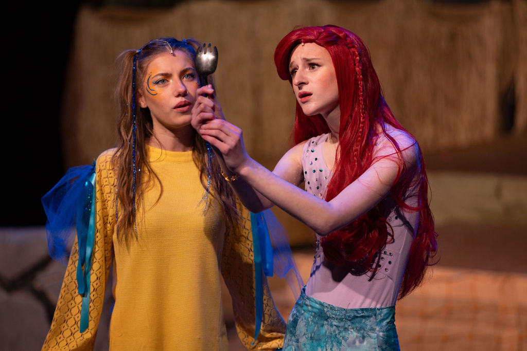 Clara Dandurand and Elliott Smith in "The Little Mermaid" at Weathervane Playhouse. Source: Candid Kama (Used with Permission).