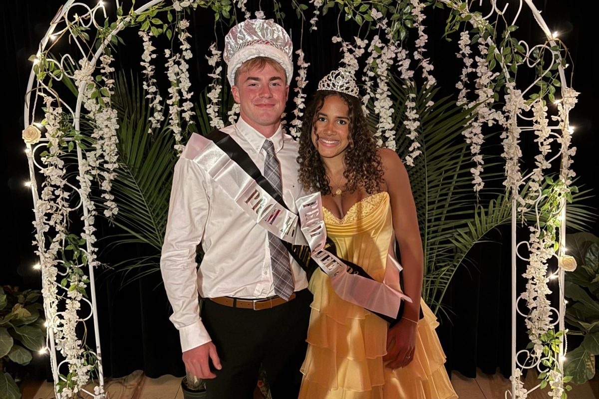 The Class of 2025 elected Dylan Layne as Prom King and Nora Carrington as Prom Queen. Photo courtesy of Katie Beach.