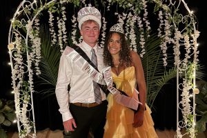 The Class of 2025 elected Dylan Layne as Prom King and Nora Carrington as Prom Queen. Photo courtesy of Katie Beach.