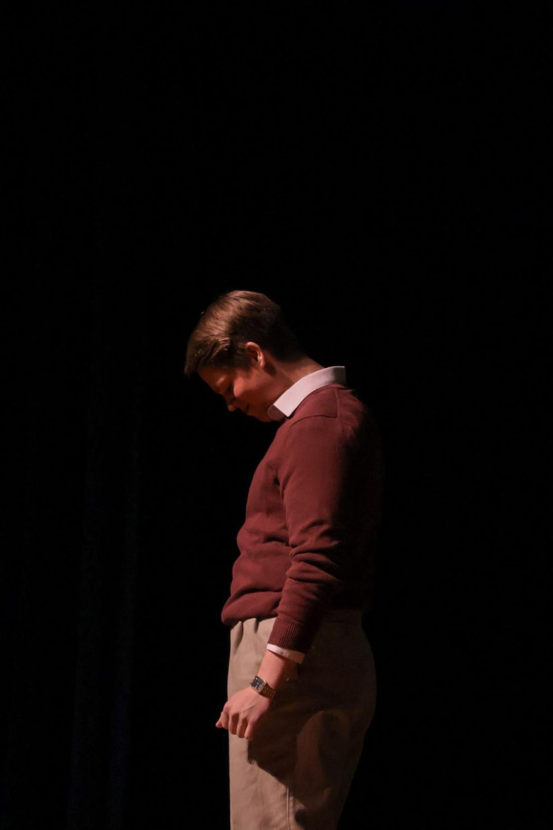Randy (Zach Schilling), during emotional scene prior to the final Soc and Greaser fight. 