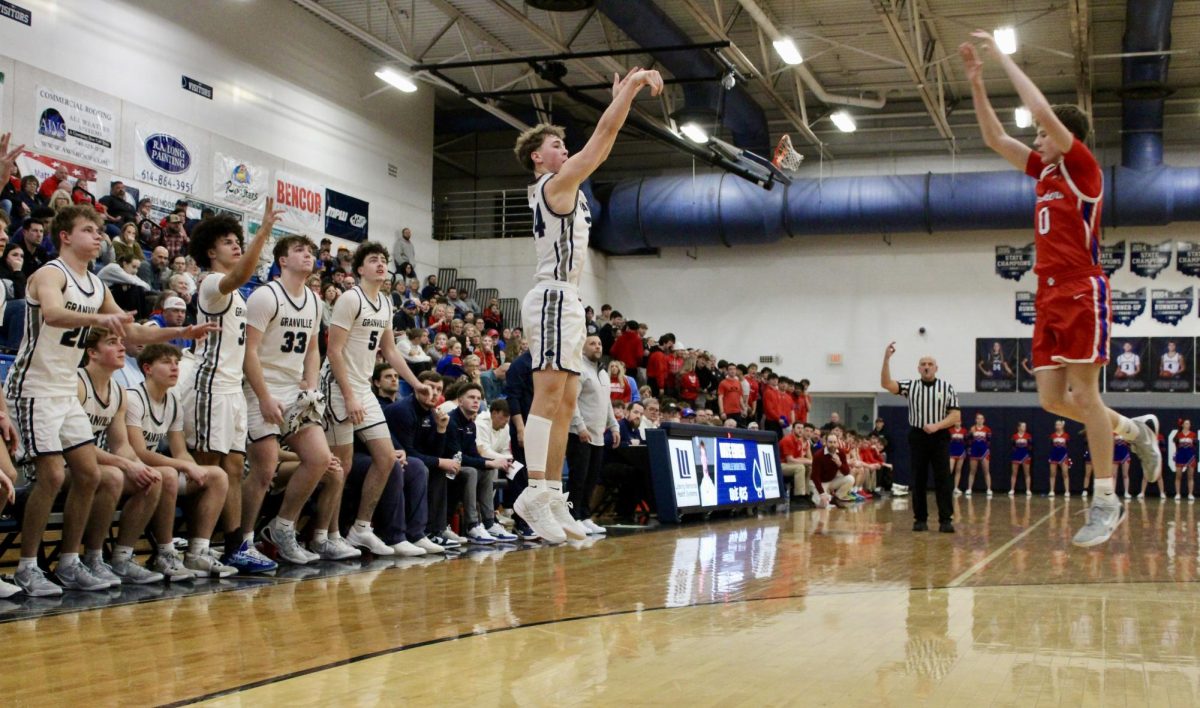 Braden Fleming shoots 3.